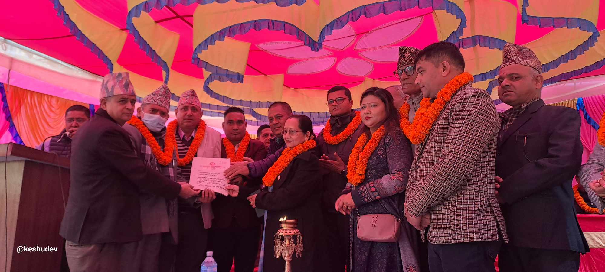 रत्ननगरमा रक्तसञ्चार इकाइ उद्घाटन